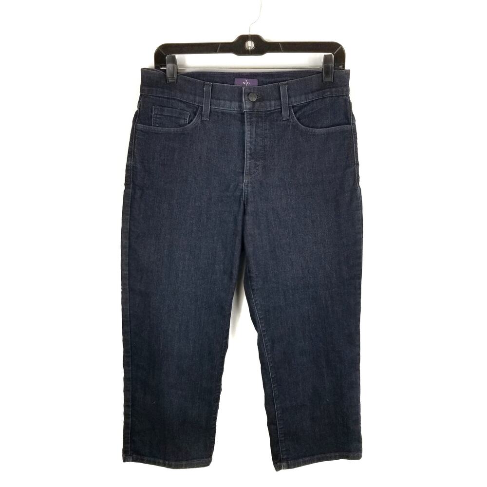 NYDJ Dark Wash Capri Jeans Size 4